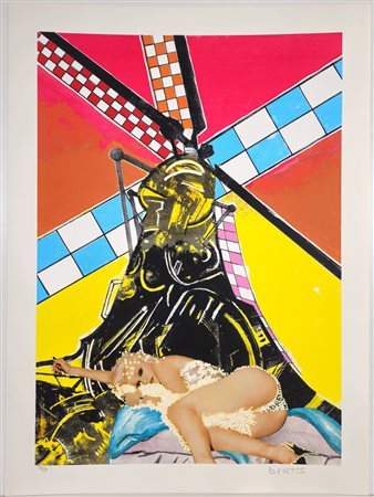 GIANNI BERTINI, 107 X 87,5 cm, Le bambole n.1 Serigrafie stampate a 8 colori...