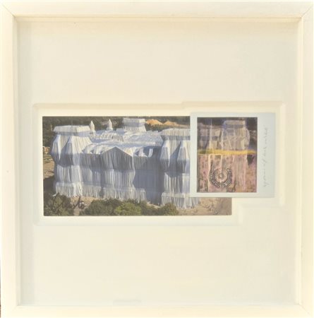 MAURIZIO GALIMBERTI, ( 1956 ), CHRISTO, ( 1935-2020), 28 X 12 cm, Polaroid , Christo Ready Made D’...