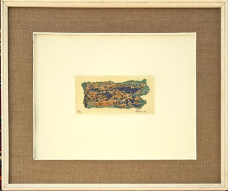 RENZO NUCARA, ( 1955 ), 21,5 X 10,5 cm, multiplo su cellofas, ed. 13/99 firma...