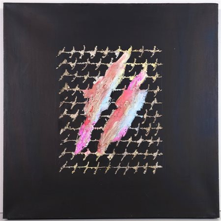 ALFREDO RAPETTI MOGOL, 50 X 50 cm, ”Colors-Scrittura” acrilico su tela. Anno...
