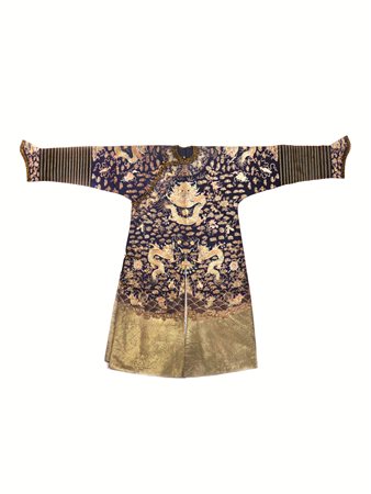 ABITO FESTIVO, CINA TARDA DINASTIA QING SEC. XIX&nbsp; di un alto dignitario...