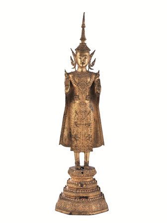 SCULTURA THAILANDIA ,SCUOLA DI BANGKOK, PERIODO RATANAKOSIN, SECONDA META'...