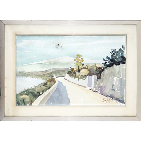 L'Etna vista da Via Pirandello - Taormina, 1974