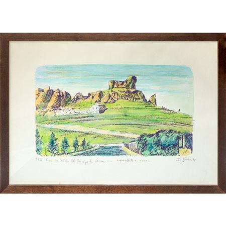 Cesare  Di Narda (Cerami  1940)  - Rocca del Castello del Principe di Cerami, 1997