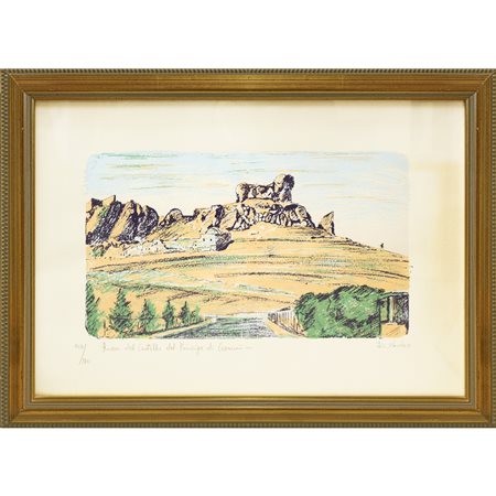 Cesare  Di Narda (Cerami  1940)  - Rocca del Castello del Principe di Cerami, 1997