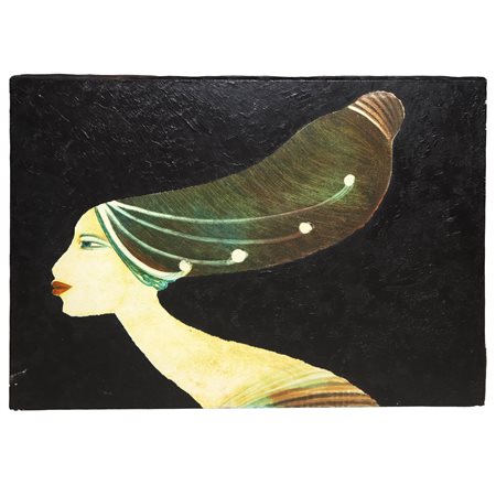 Cesare D'Angelo (Catania 1940 - 2006)  - Figura di donna