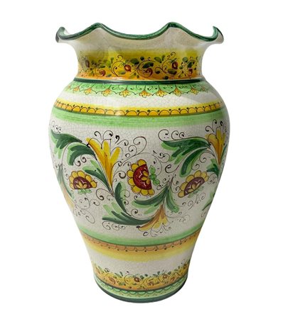 Vaso in maiolica, 20°  