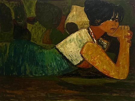 Salvatore Fiume “Modella” 1962