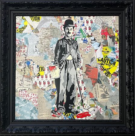 Mr Brainwash “Chaplin – Life Is Beautiful” 2024