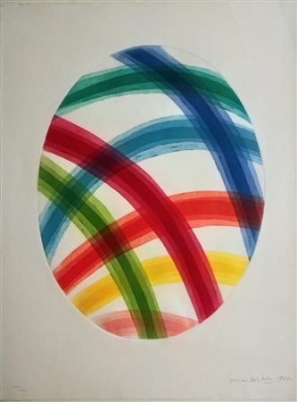 Piero Dorazio “Ovale S.T.” 1987
