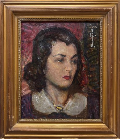 Venanzio Zolla, Colchester 1880, Torino 1961, "Ritratto femminile"