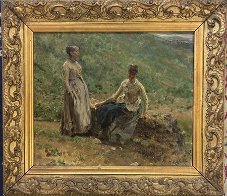 Federico Andreotti, Firenze 1847, Firenze 1930, "In bella posa"