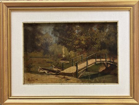 Ernesto Barbero, Torino 1887, Torino 1936, "Il ponticciolo"
