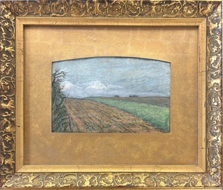 Cino Bozzetti, Lecce 1876, Borgoratto Alessandrino (AL) 1949, "Vasti campi sull'altipiano"
