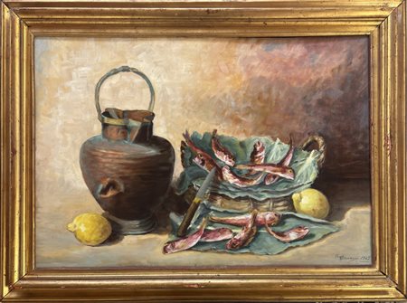 Vasco Checcacci, Livorno 1866, Livorno 1961, "Natura morta"