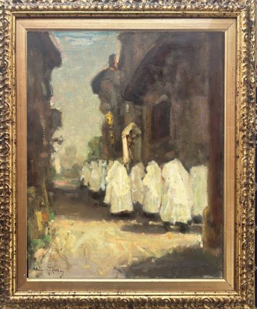 Venanzio Zolla, Colchester 1880, Torino 1961, "Processione"