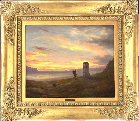 Giuseppe Canella, Verona 1788, Firenze 1844, "Tramonto"