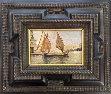 Leopoldo Galeota Russo, Napoli 1868, Quinto al Mare (GE) 1938, "Trabaccolo"