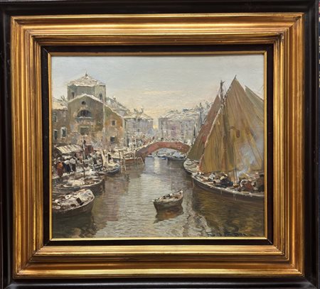 Fausto Pratella, Napoli 1888, Napoli 1964, "Chioggia"