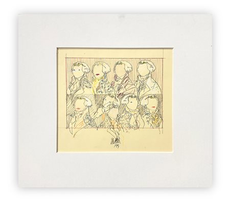 FABIO DE POLI (1947) - Senza Titolo, 1975