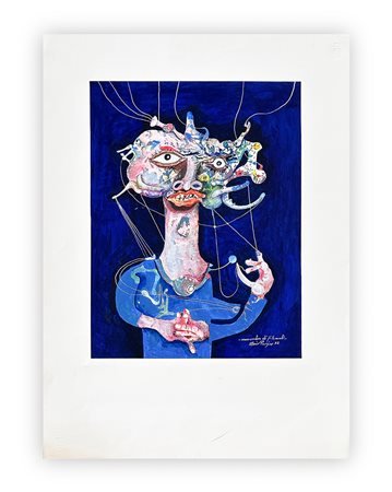 MARIO PERSICO (1930-2022) - Il manovratore di filamenti, 1972