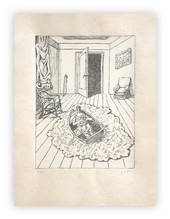 GIORGIO DE CHIRICO (1888-1978) - Il ritorno di Ulisse, 1973