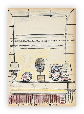 ORFEO TAMBURI (1910-1994) à- Senza Titolo, 1989
