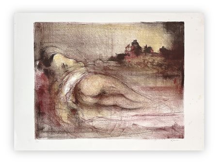 GIUSEPPE AJMONE (1923-2005) - Senza Titolo