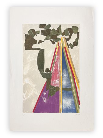 ANDRÉ LANSKOY (1902-1976) - Senza Titolo, 1974