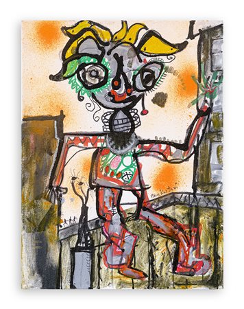 PAUL KOSTABI (1962) - Sam I Am, 2025