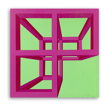 ANTONIO D'AGOSTINO (1938) - Gabbia 142 , 1970