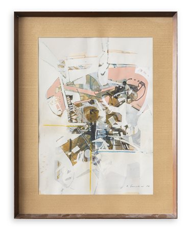 EDOARDO FRANCESCHINI (1928-2006) - Senza Titolo, 1966