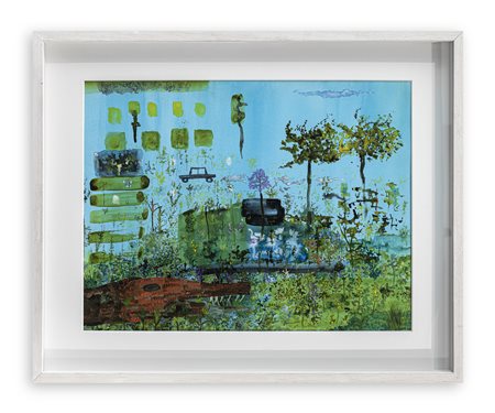 JOHN LURIE (1952) - The red crocodille head