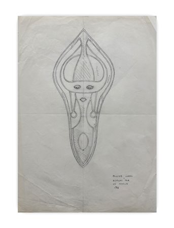 RAFFAELE PONTECORVO (1913-1983) - Disegno per un monile, 1978