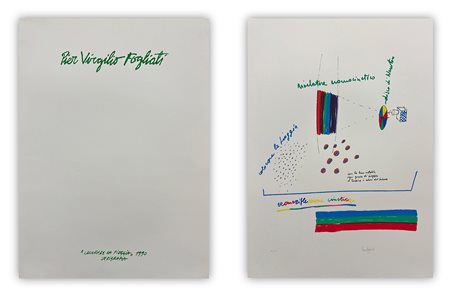 PIER VIRGILIO FOGLIATI - Colorare la pioggia, 1990