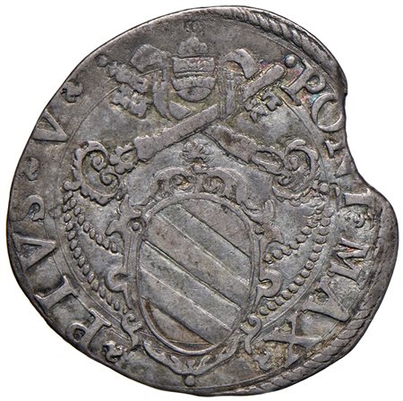 MONETE ITALIANE - Stato Pontificio – Pio V (1566-1572)