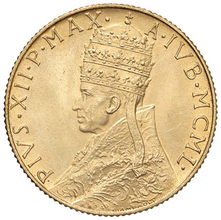 MONETE ITALIANE - Stato Pontificio – Pio XII (1939-1958)