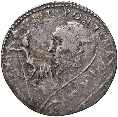 MONETE ITALIANE - Ferrara – Clemente VIII (1592-1605)