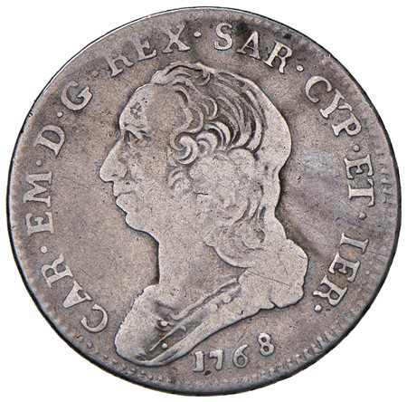 SAVOIA - Regno di Sardegna - Carlo Emanuele III (1755-1773)