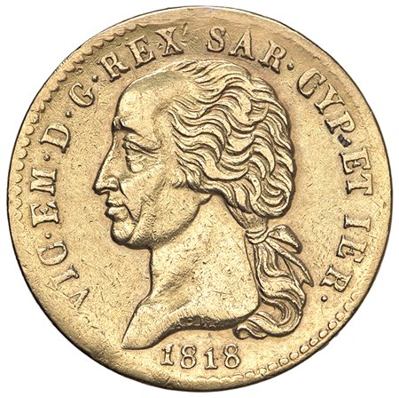 SAVOIA - Regno di Sardegna - Vittorio Emanuele I (1802-1821)