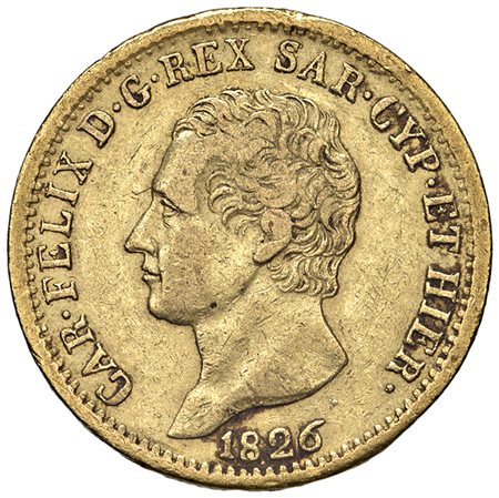 SAVOIA - Regno di Sardegna - Carlo Felice, 1821 - 1831