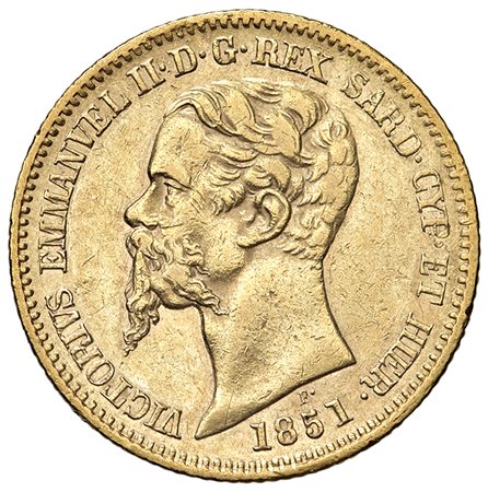SAVOIA - Regno di Sardegna - Vittorio Emanuele II, 1849 - 1861 Re di Sardegna