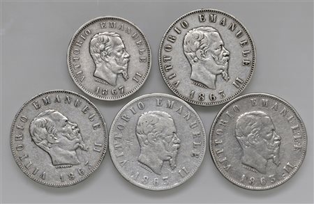 SAVOIA - Regno d'Italia - Vittorio Emanuele II, Re d’Italia (1861-1878)