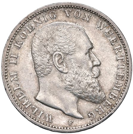 ESTERE - Germania – Secondo Reich (1871-1918), Württemberg, Guglielmo II (1891-1918)