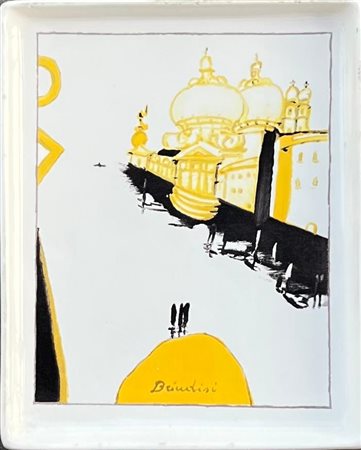 BRINDISI REMO Roma (ROMA) 1918 Venezia 1980 Ceramica decorata...