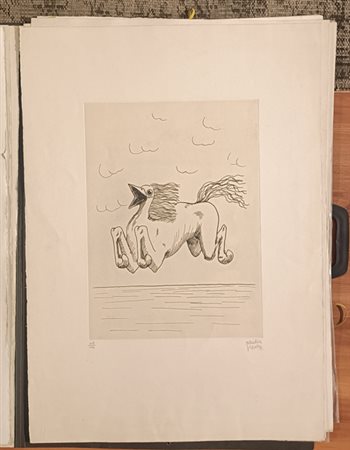 HENRY MAURICE Cambrai (Vr) 1907 Senza Titolo 1970 Incisione acquaforte a...