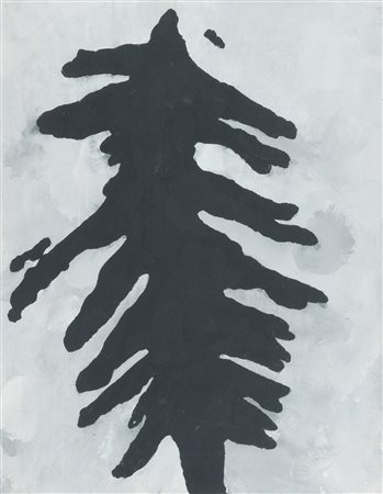 Donald Baechler (Hartford USA, 1956) Tree 2012 Gesso, vernice vinilica e...