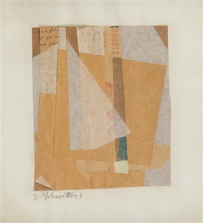 Kurt Schwitters (Hannover, 1887 - Kendal, 1948) Dameundertoj 1939 Collage di...