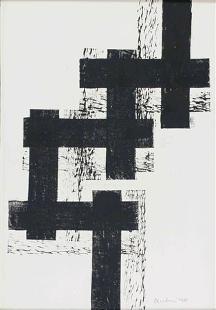 Venturino Venturi (Loro Ciuffenna (Ar), 1918 - 2002) Composizione Astratta...