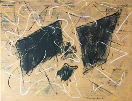Claudio Olivieri (Roma, 1934 - Milano, 2019) SG 131 1968 Olio e tecnica mista...